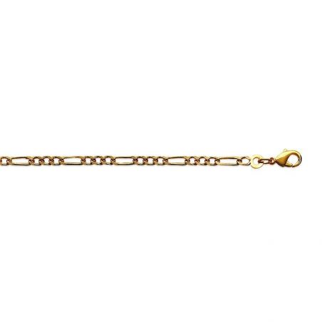 Bracelet pl-or 750 3mic