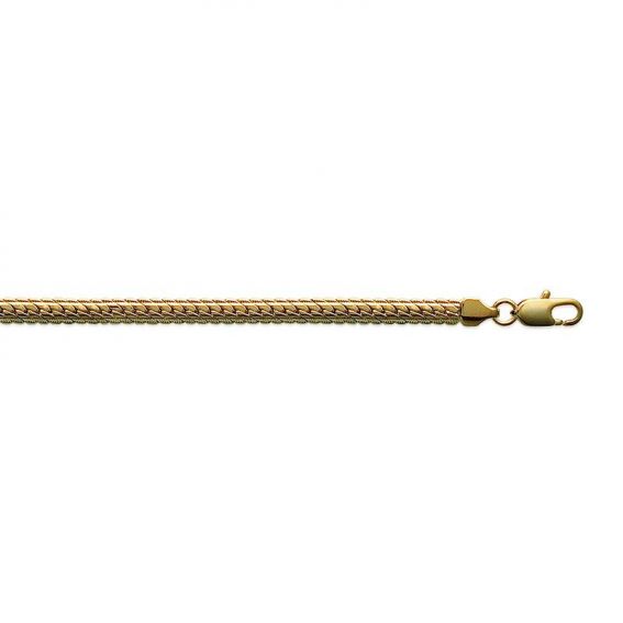 Bracelet pl-or 750 3mic