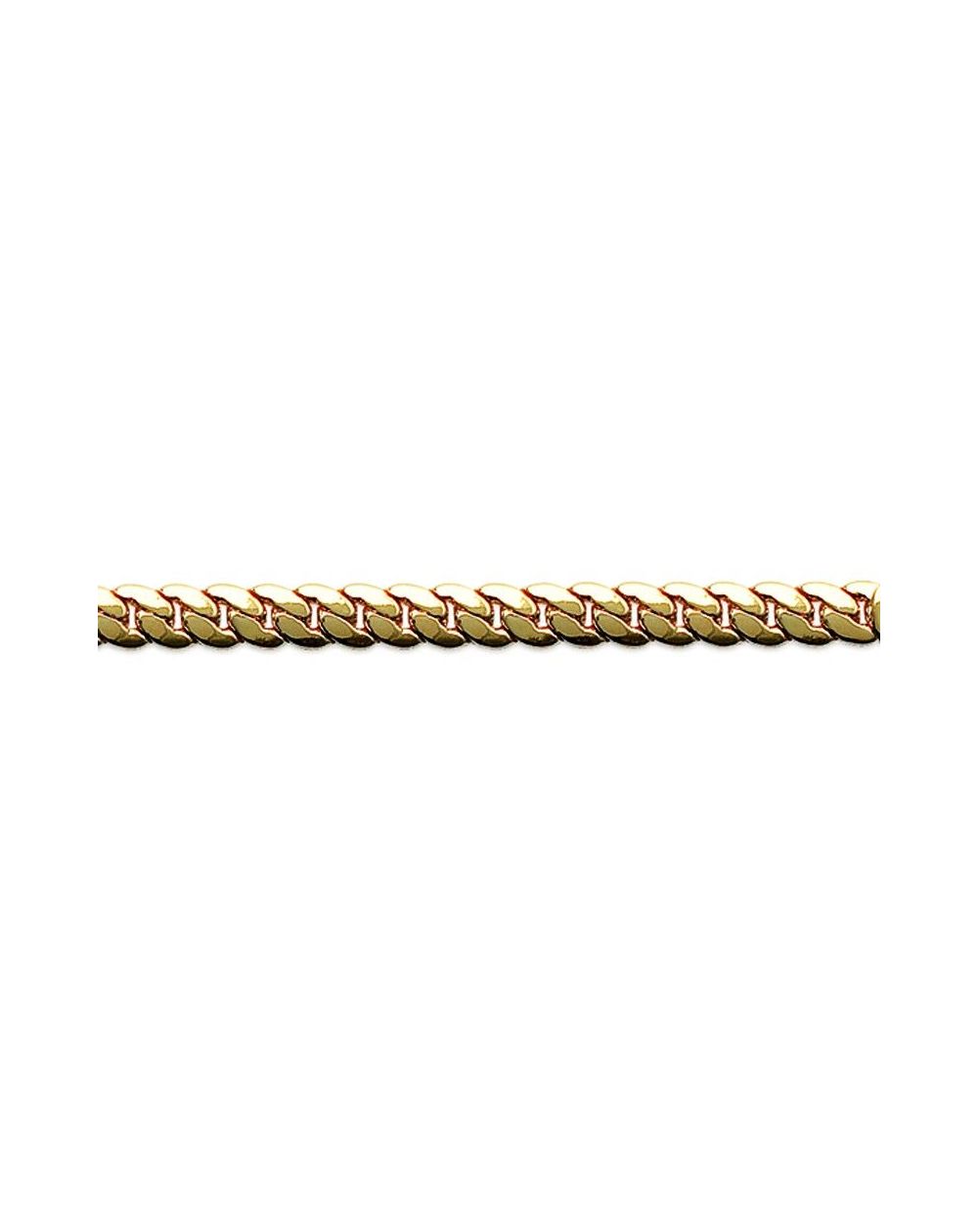 Bracelet pl-or 750 3mic