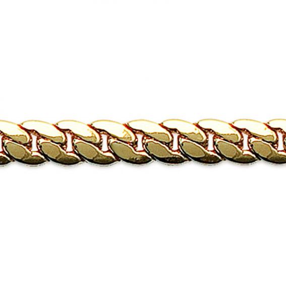 Bracelet pl-or 750 3mic