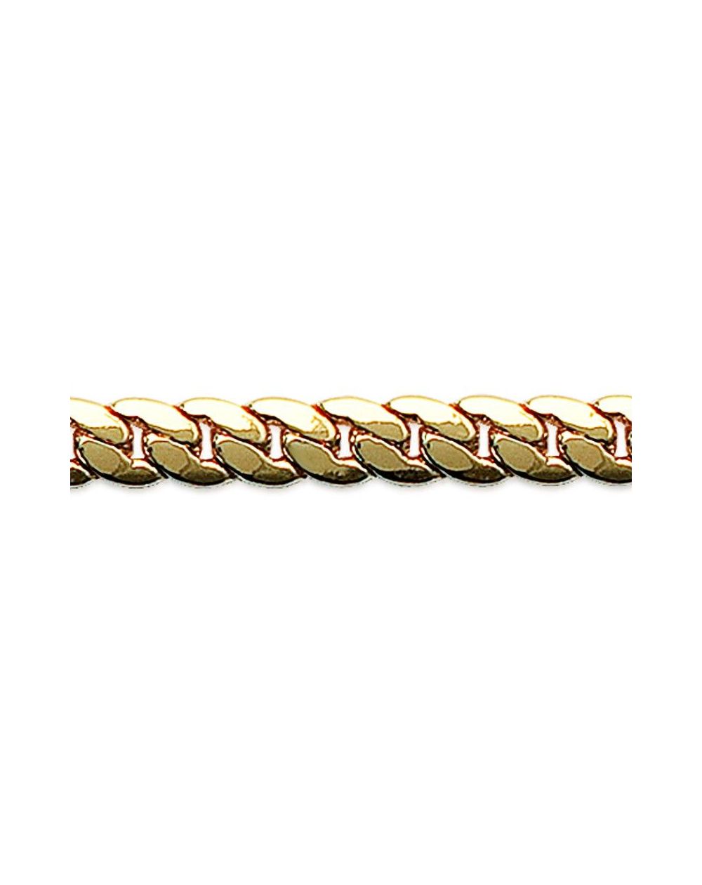 Bracelet pl-or 750 3mic