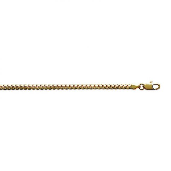 Bracelet pl-or 750 3mic