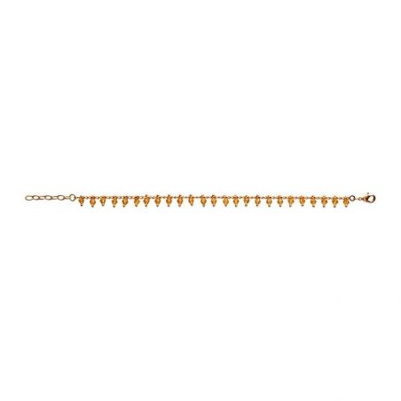 Bracelet pl-or 750 3mic cristal