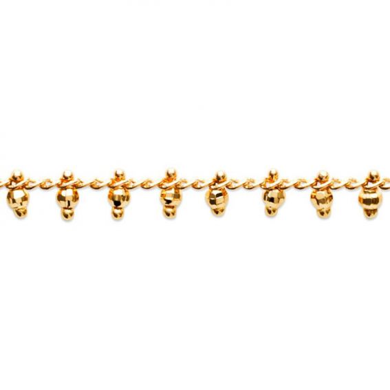 Bracelet pl-or 750 3mic