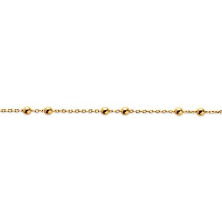 Bracelet pl-or 750 3mic