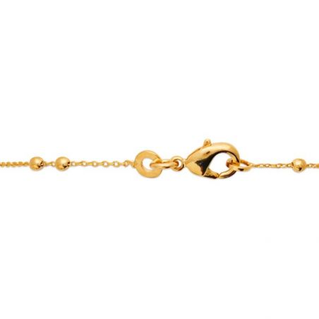 Bracelet pl-or 750 3mic