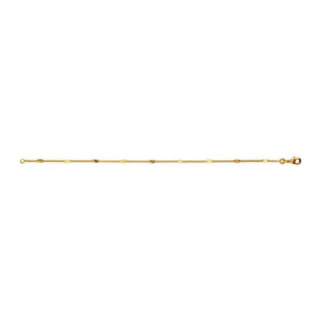 Bracelet pl-or 750 3mic