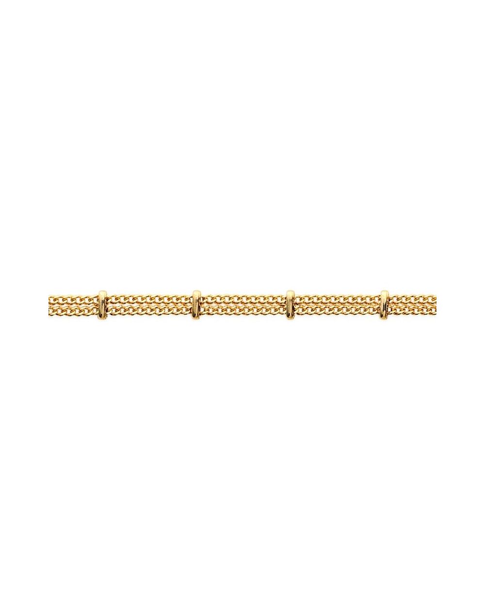 Bracelet pl-or 750 3mic