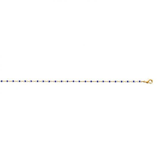 Bracelet pl-or 750 3mic perle miyuki
