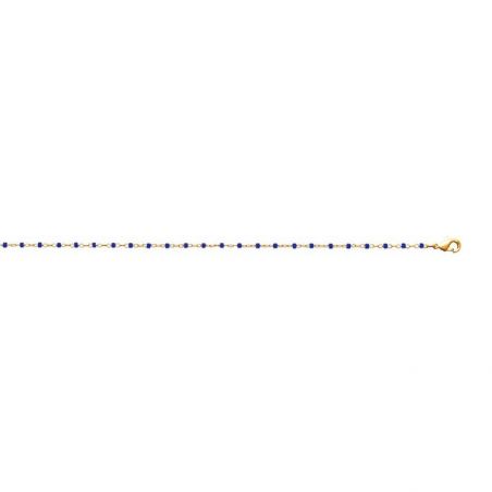 Bracelet pl-or 750 3mic perle miyuki