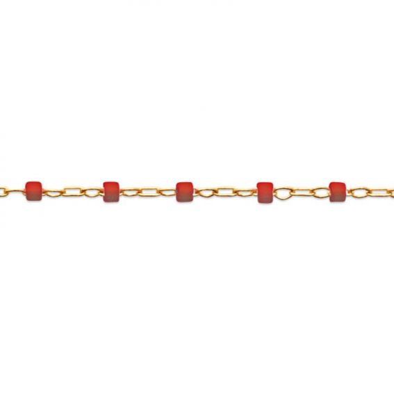Bracelet pl-or 750 3mic perle miyuki
