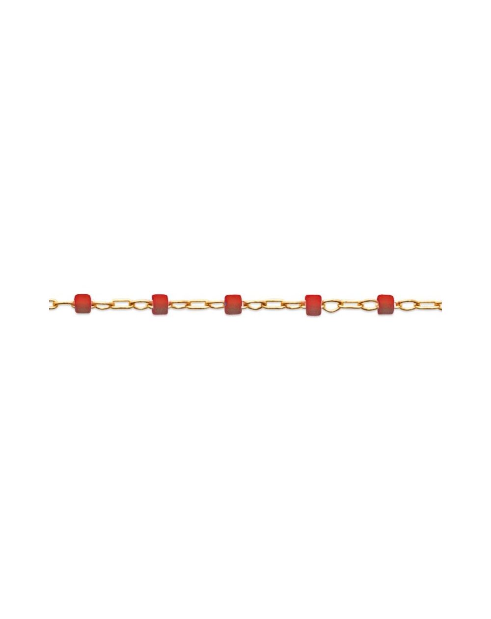Bracelet pl-or 750 3mic perle miyuki