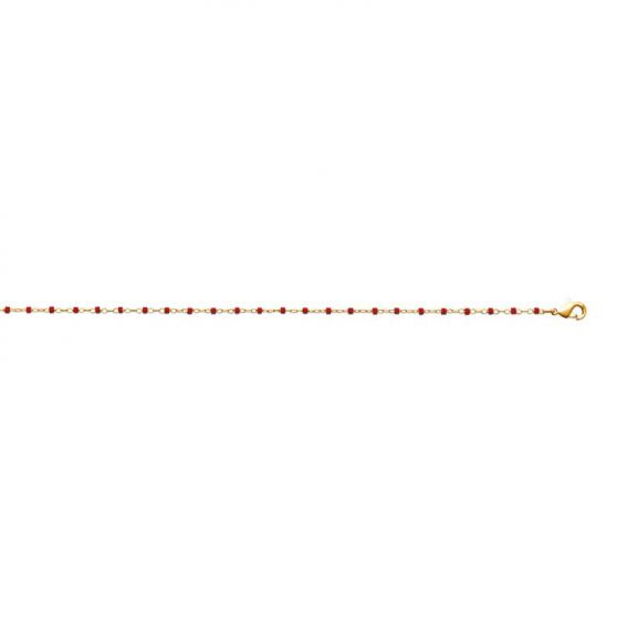 Bracelet pl-or 750 3mic perle miyuki