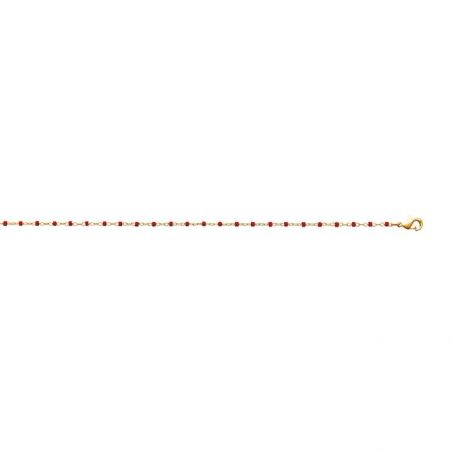 Bracelet pl-or 750 3mic perle miyuki