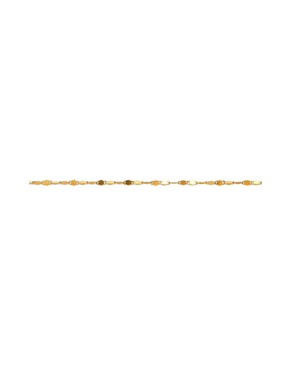 Bracelet pl-or 750 3mic