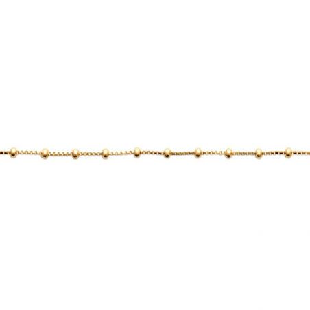 Bracelet pl-or 750 3mic