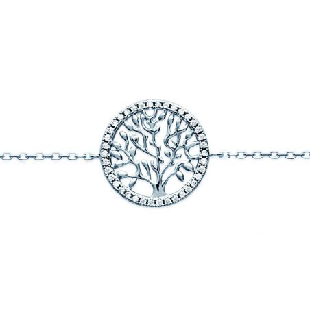 Bracelet argent 925 rhodie oz