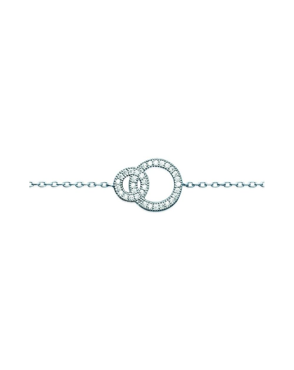 Bracelet argent 925 rhodie oz microserti