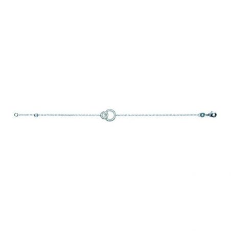 Bracelet argent 925 rhodie oz microserti