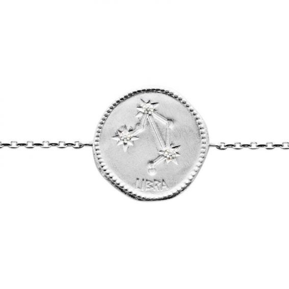 Bracelet argent 925 rhodie oz balance