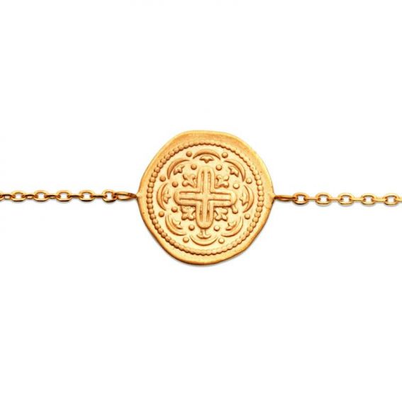 Bracelet pl-or 750 3mic