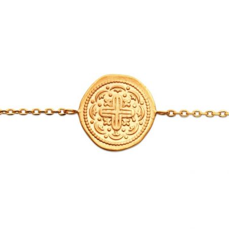 Bracelet pl-or 750 3mic