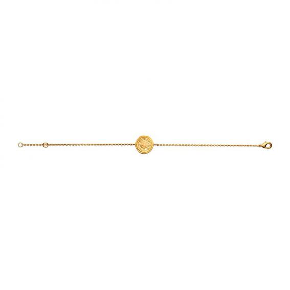 Bracelet pl-or 750 3mic