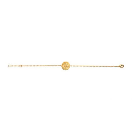 Bracelet pl-or 750 3mic