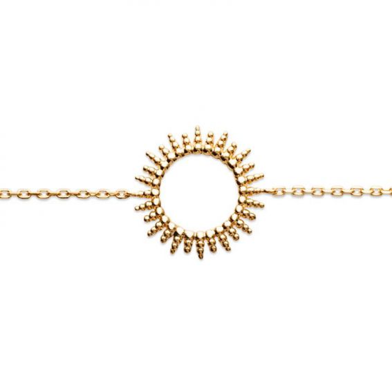 Bracelet pl-or 750 3mic