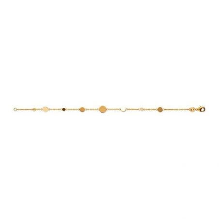 Bracelet pl-or 750 3mic