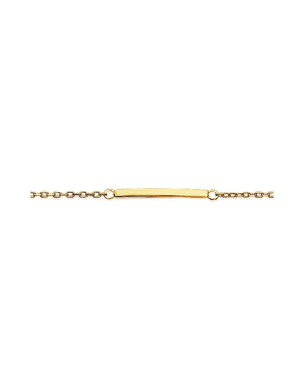 Bracelet pl-or 750 3mic