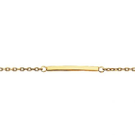 Bracelet pl-or 750 3mic