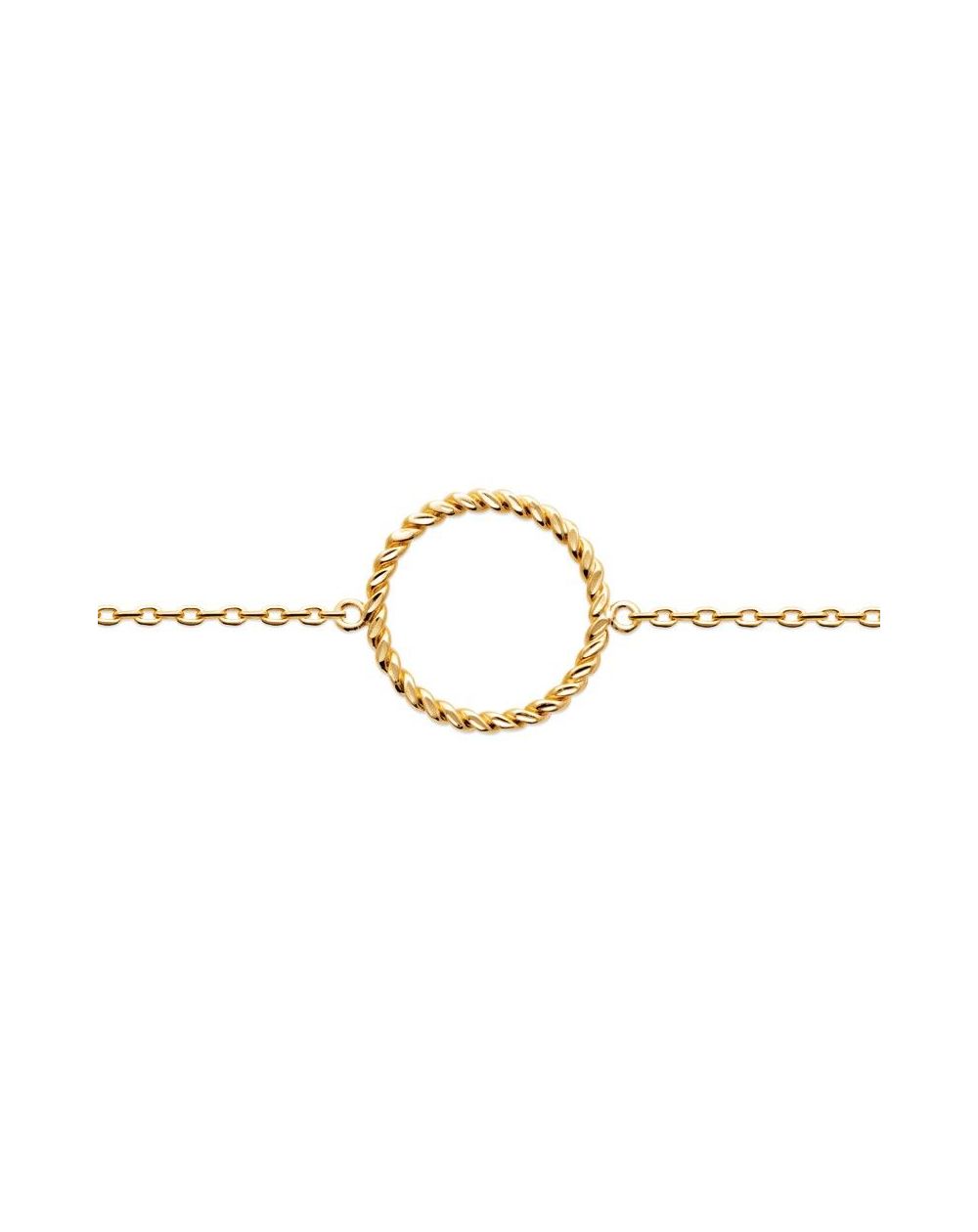 Bracelet pl-or 750 3mic