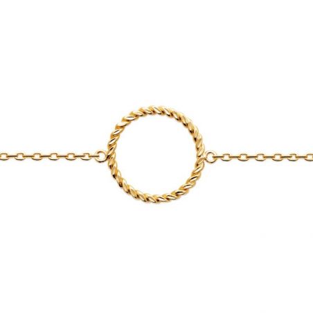 Bracelet pl-or 750 3mic