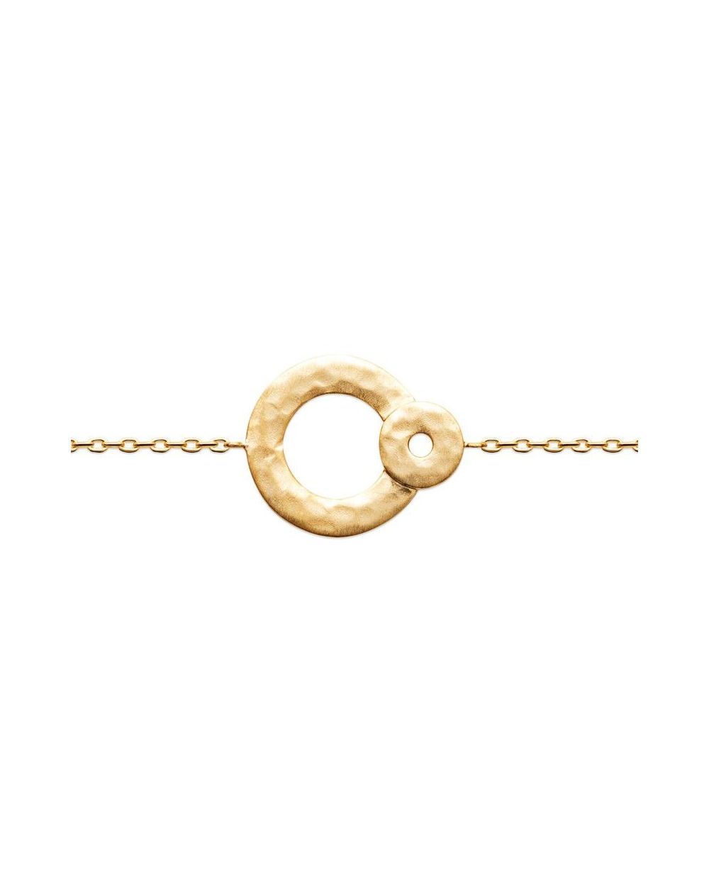 Bracelet pl-or 750 3mic