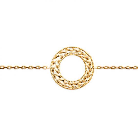 Bracelet pl-or 750 3mic