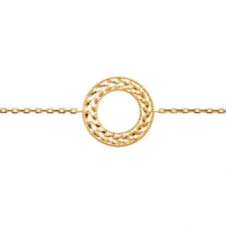 Bracelet pl-or 750 3mic