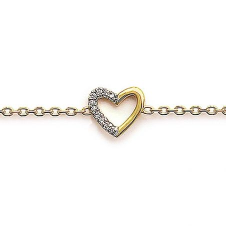 Bracelet pl-or 750 3mic bic oz