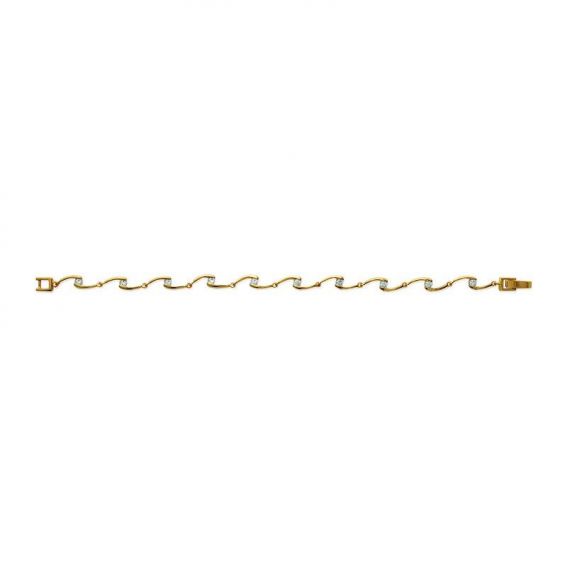 Bracelet pl-or 750 3mic oz