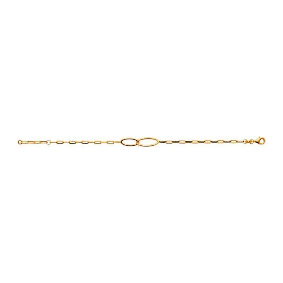 Bracelet pl-or 750 3mic