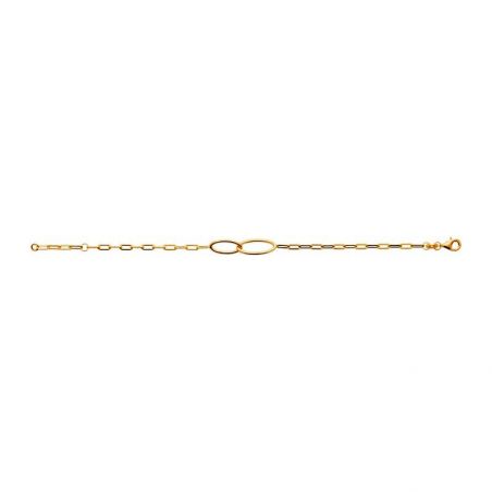 Bracelet pl-or 750 3mic