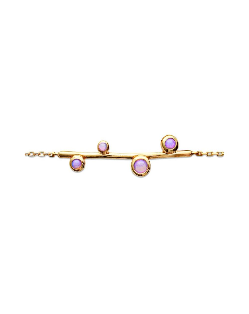 Bracelet pl-or 750 3mic ps
