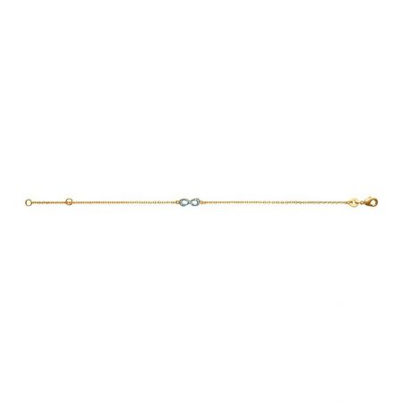 Bracelet pl-or 750 3mic bic oz