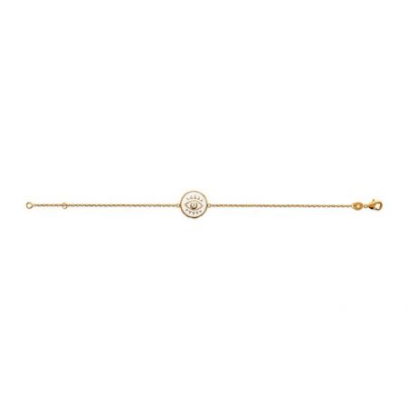 Bracelet pl-or 750 3mic email oz