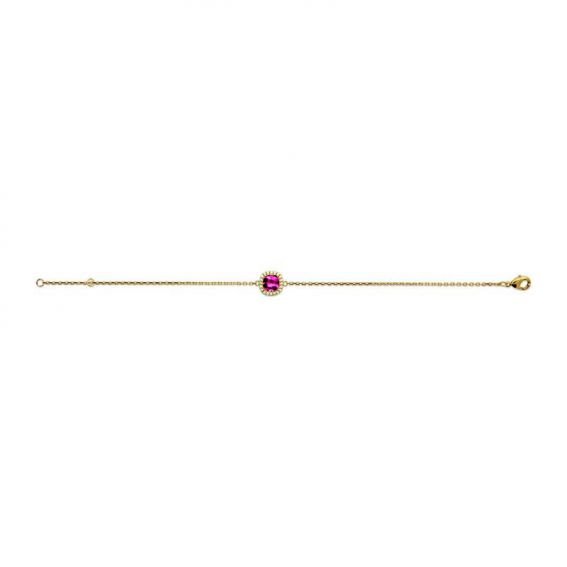 Bracelet pl-or 750 3mic ps