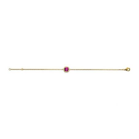 Bracelet pl-or 750 3mic ps