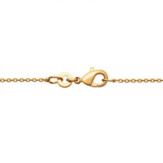 Bracelet pl-or 750 3mic pierre de lune