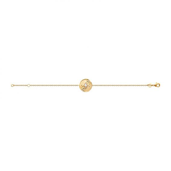 Bracelet pl-or 750 3mic oz