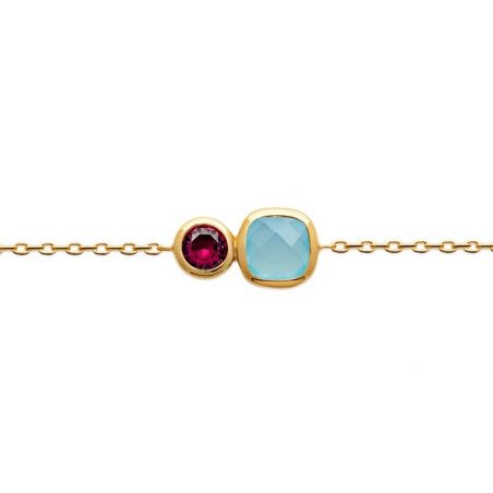 Bracelet pl-or 750 3mic pv