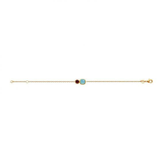 Bracelet pl-or 750 3mic pv